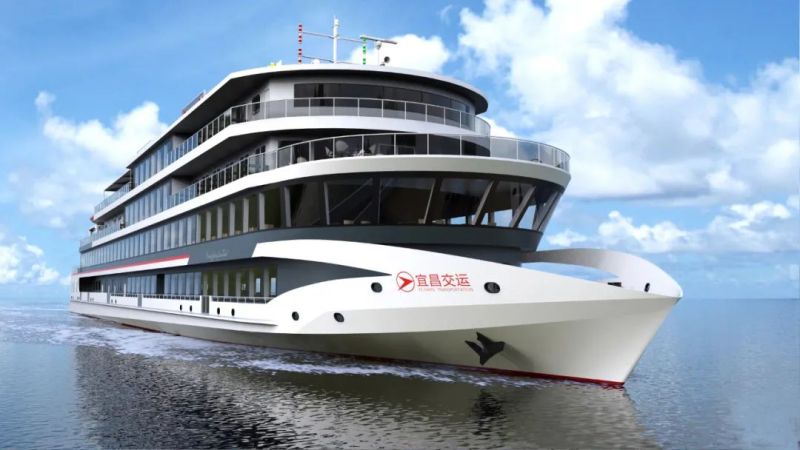 "长江三峡1"新能源纯电动游轮正式开工建造!