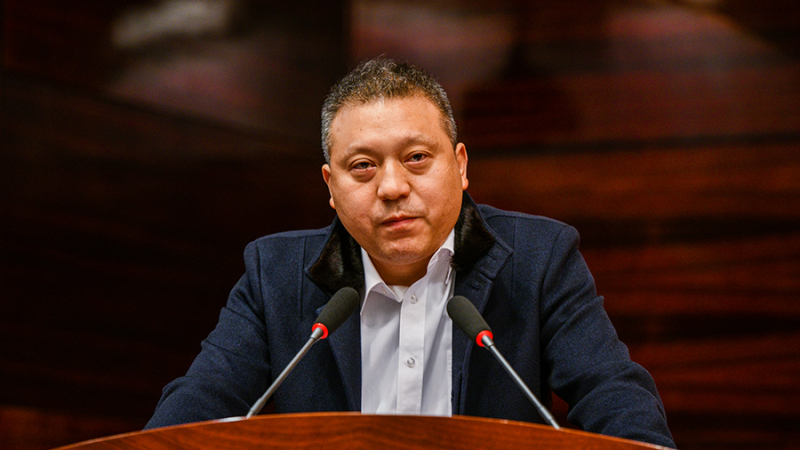 李国建发言中国铁塔股份有限公司宜昌市分公司总经理刘又美发言青岛