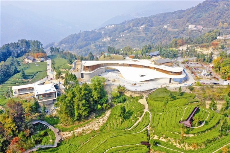 邓村乡三峡茶旅小镇逐步完善