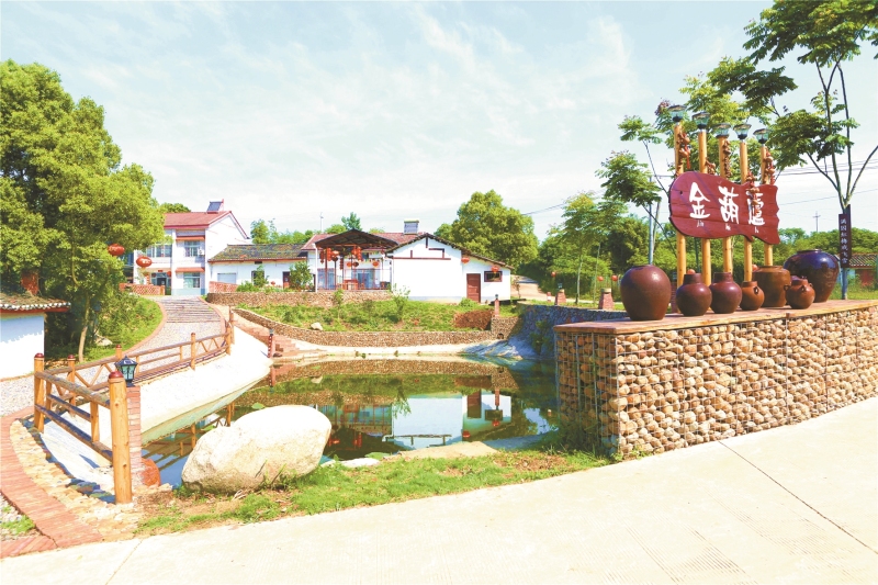 安福寺镇秦家塝村美丽村湾 (枝江市融媒体中心供图)枝江是长江三峡的